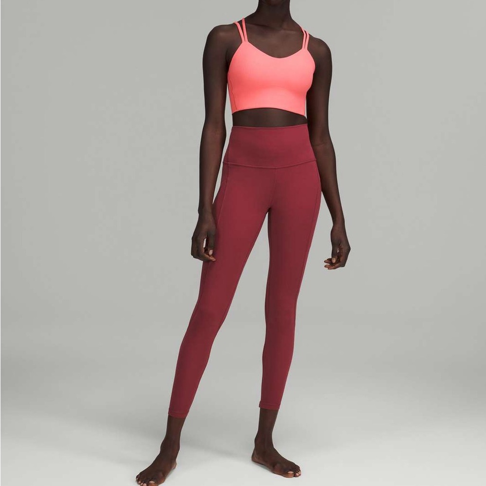 Lululemon Align High-Rise Pant with Pockets 25" Mulled Wine Size 4
